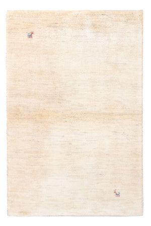 Gabbeh-tæppe - Persisk - 152 x 98 cm - naturlig hvid