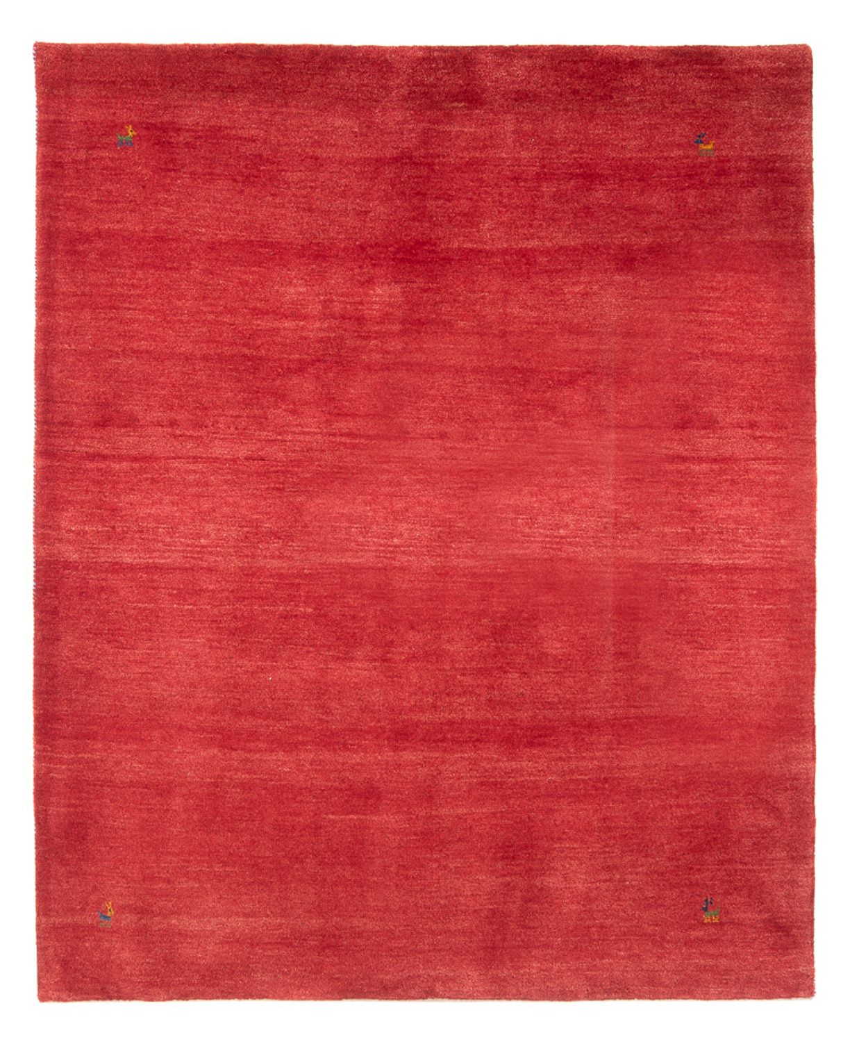 Gabbeh-tæppe - Persisk - 206 x 158 cm - rød