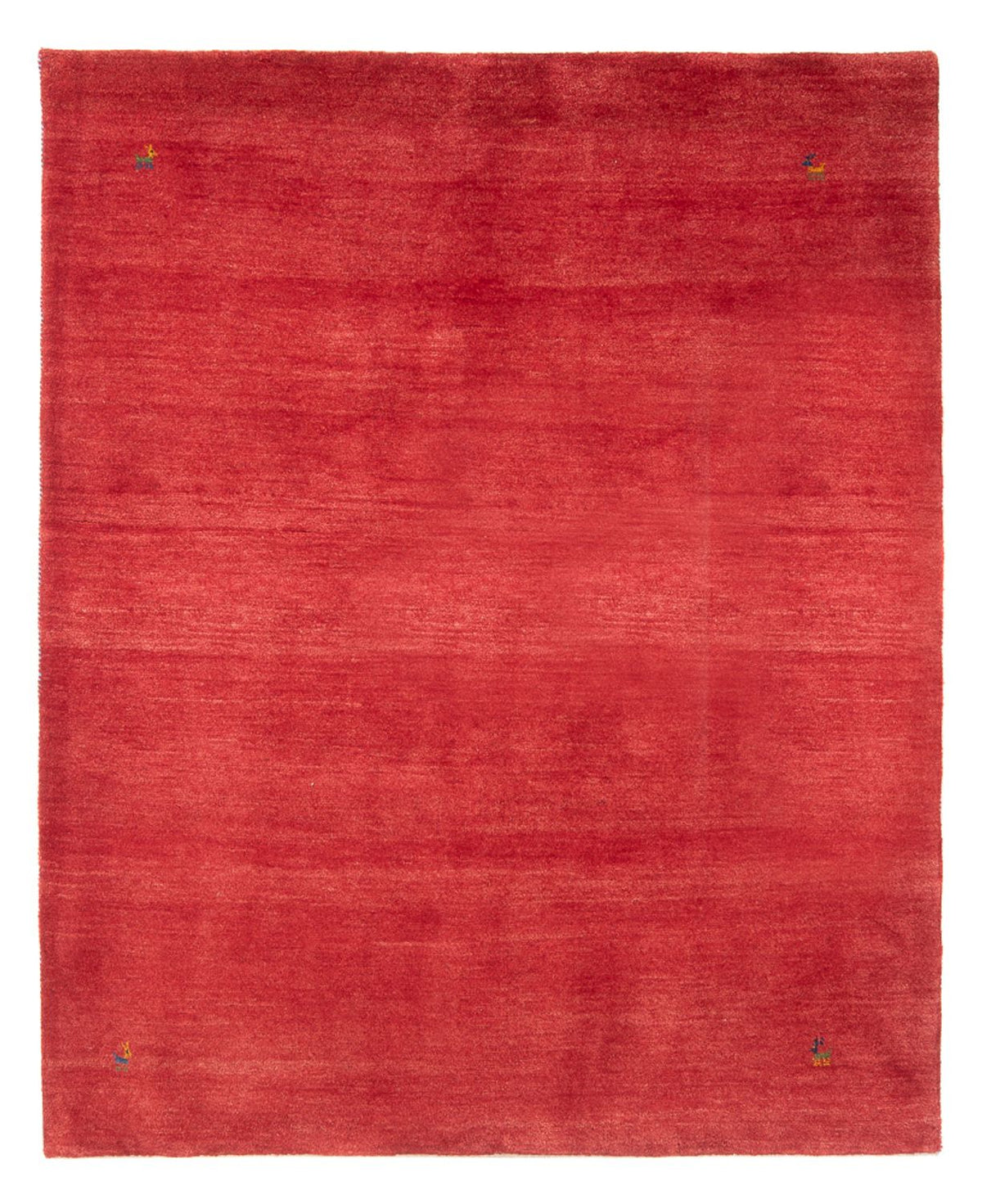 Gabbeh-tæppe - Persisk - 206 x 158 cm - rød