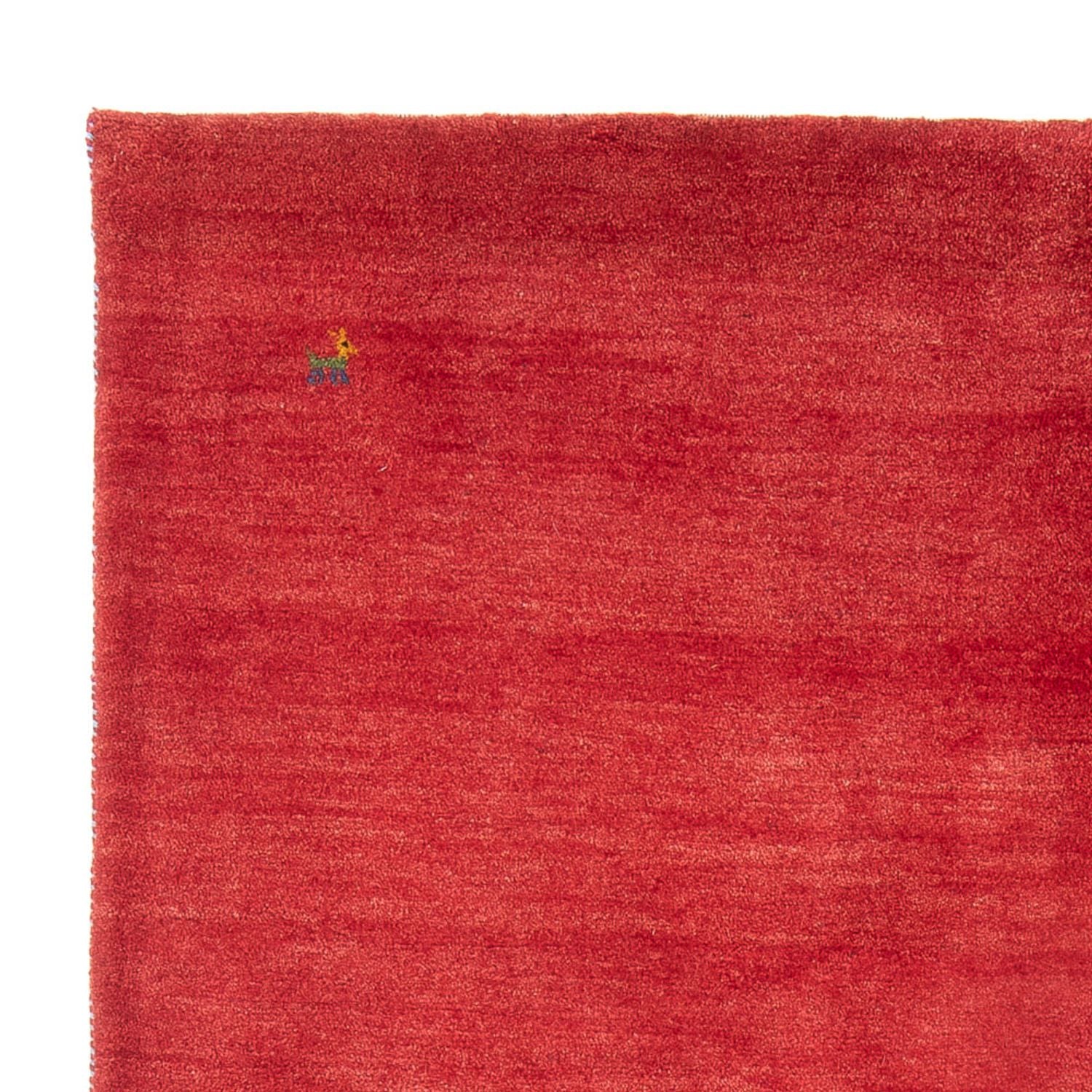 Gabbeh-tæppe - Persisk - 206 x 158 cm - rød