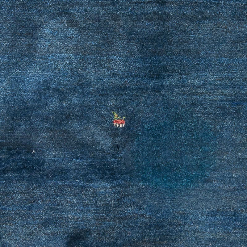 Gabbeh-tæppe - Persisk - 201 x 151 cm - blå