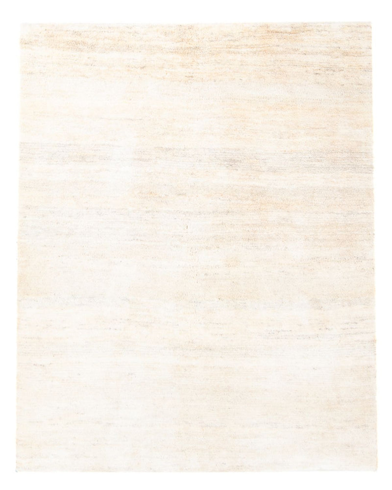 Gabbeh-tæppe - Persisk - 196 x 156 cm - naturlig hvid