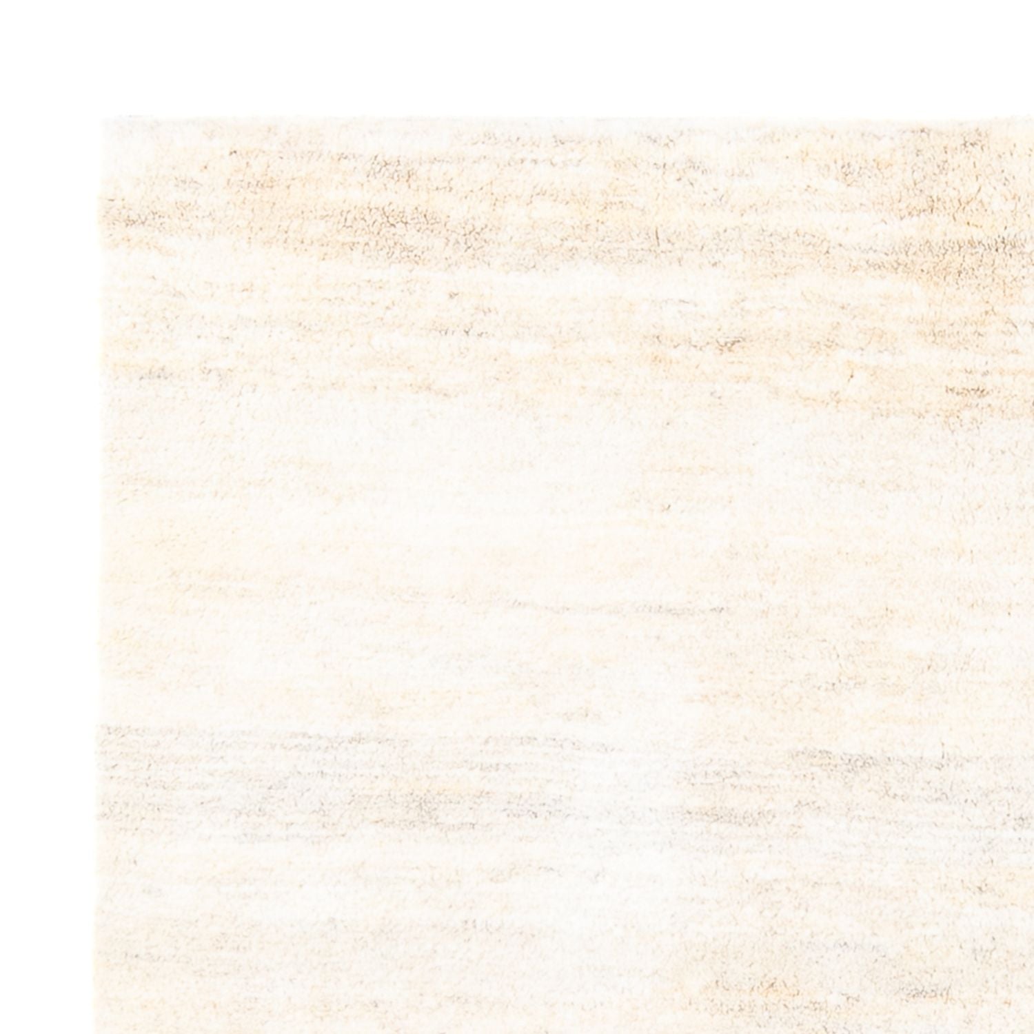 Gabbeh-tæppe - Persisk - 196 x 156 cm - naturlig hvid