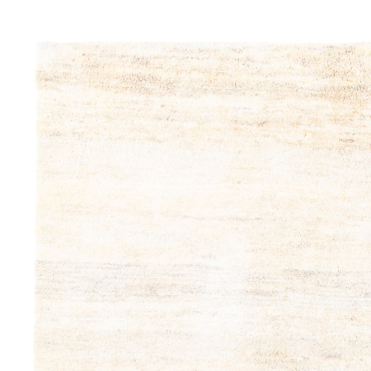 Gabbeh-tæppe - Persisk - 196 x 156 cm - naturlig hvid