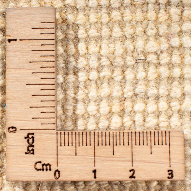 Gabbeh-tæppe - Persisk - 196 x 156 cm - naturlig hvid