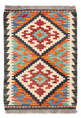 Kelim Carpet - Splash - 60 x 40 cm - flerfarvet