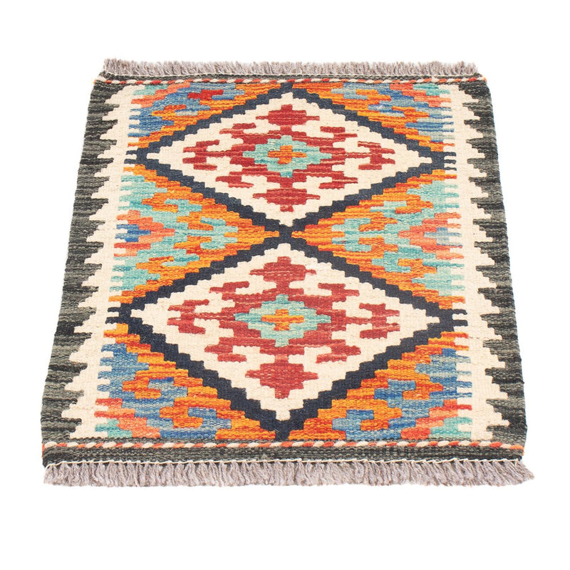Kelim Carpet - Splash - 60 x 40 cm - flerfarvet