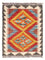 Kelim Carpet - Splash - 60 x 40 cm - flerfarvet