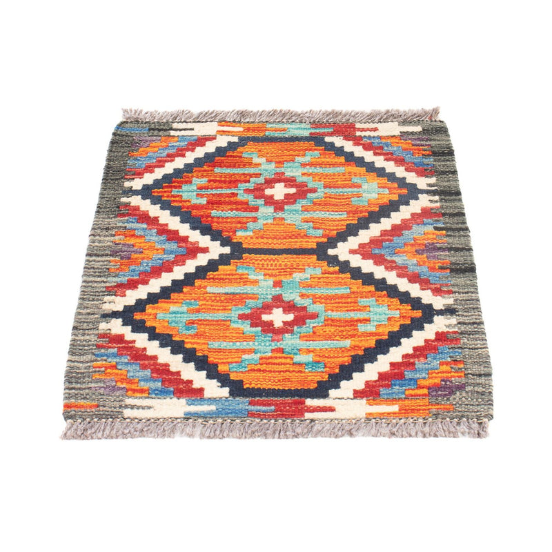 Kelim Carpet - Splash - 60 x 40 cm - flerfarvet
