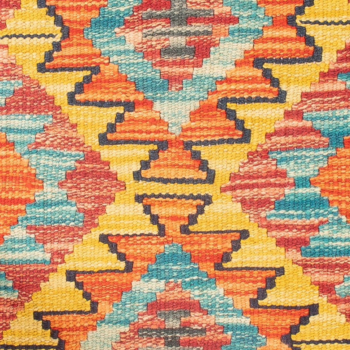 Kelim Carpet - Splash - 60 x 40 cm - flerfarvet