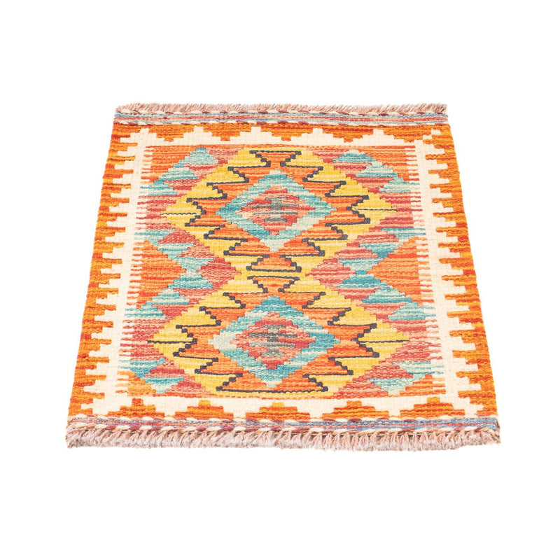 Kelim Carpet - Splash - 60 x 40 cm - flerfarvet