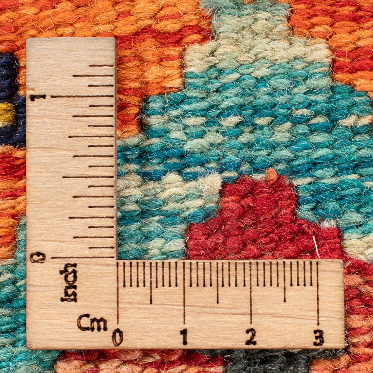 Kelim Carpet - Splash - 60 x 40 cm - flerfarvet