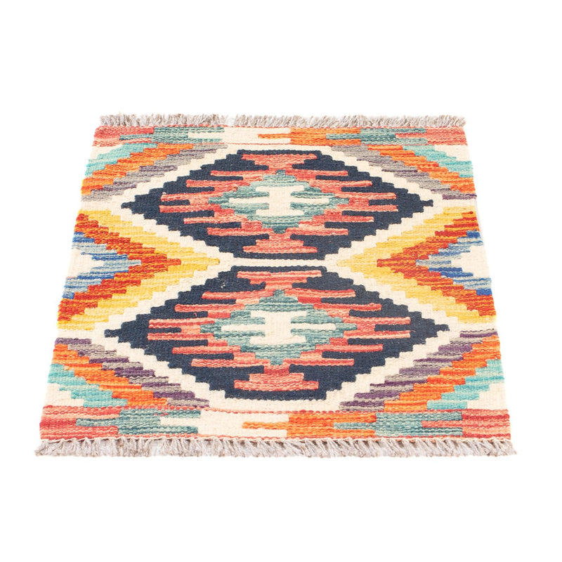 Kelim Carpet - Splash - 60 x 40 cm - flerfarvet
