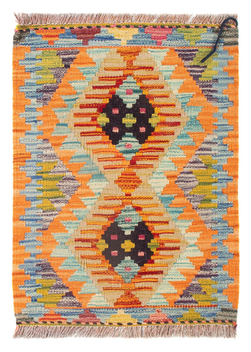 Kelim Carpet - Splash - 60 x 40 cm - flerfarvet