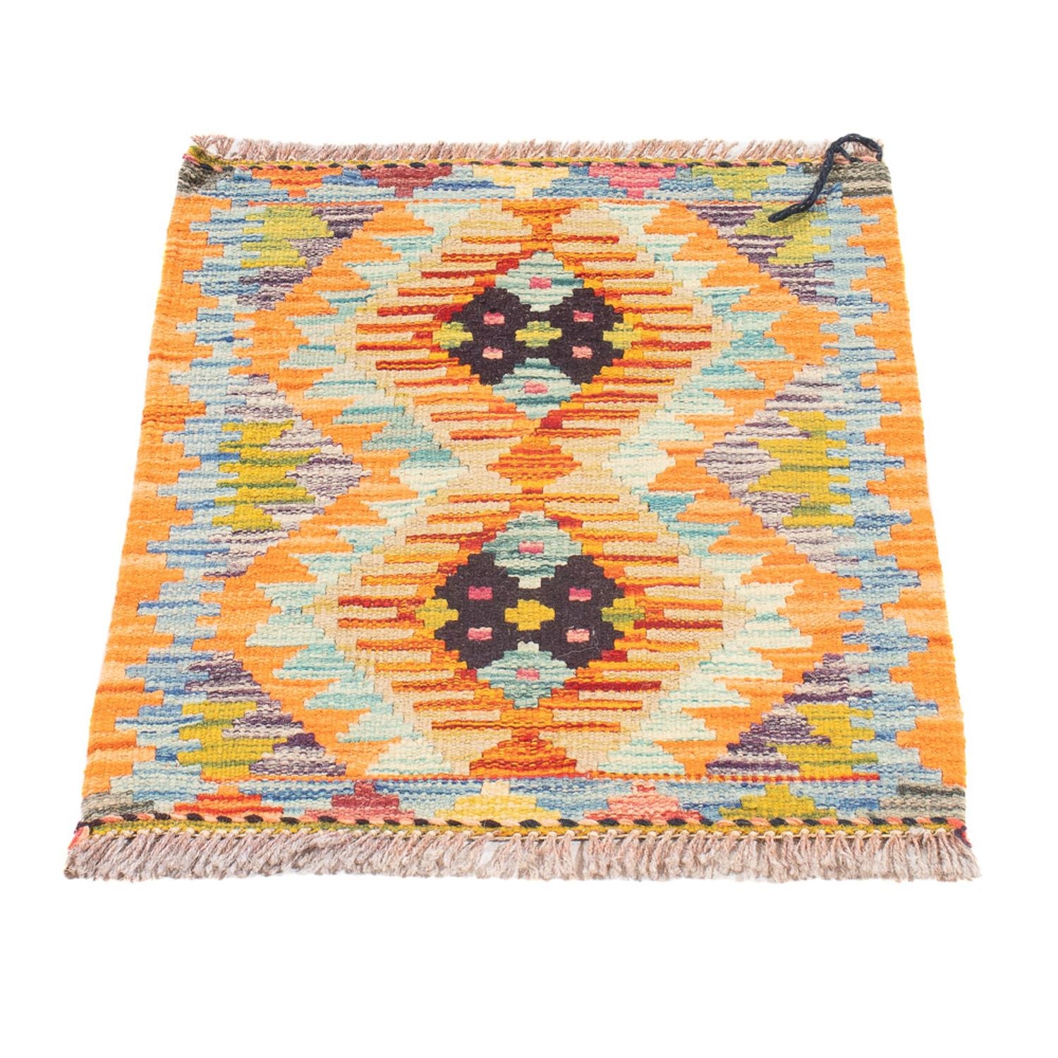 Kelim Carpet - Splash - 60 x 40 cm - flerfarvet