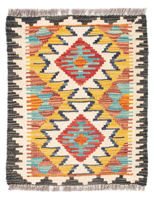 Kelim Carpet - Splash - 60 x 40 cm - flerfarvet