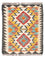 Kelim Carpet - Splash - 60 x 40 cm - flerfarvet