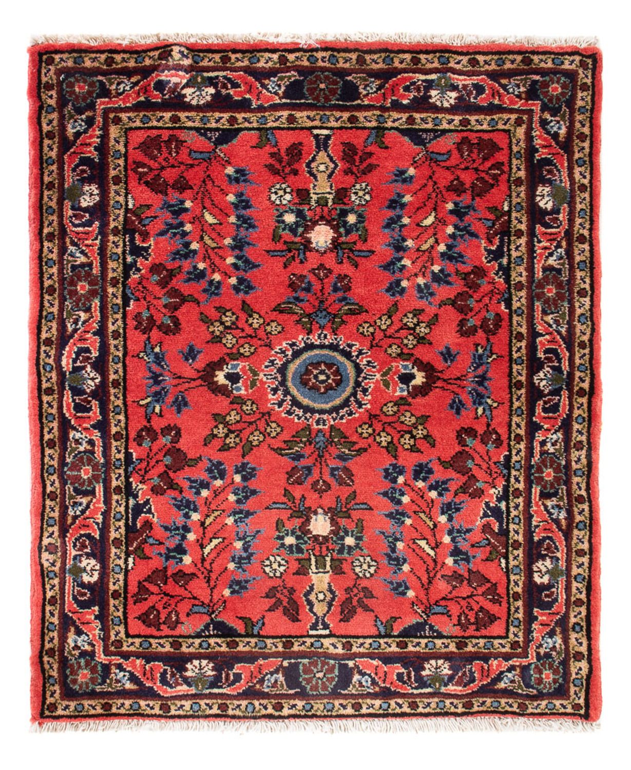 Persisk tæppe - Classic - 80 x 66 cm - rød