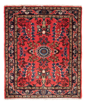 Persisk tæppe - Classic - 80 x 66 cm - rød