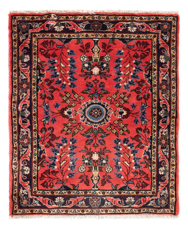 Persisk tæppe - Classic - 80 x 66 cm - rød