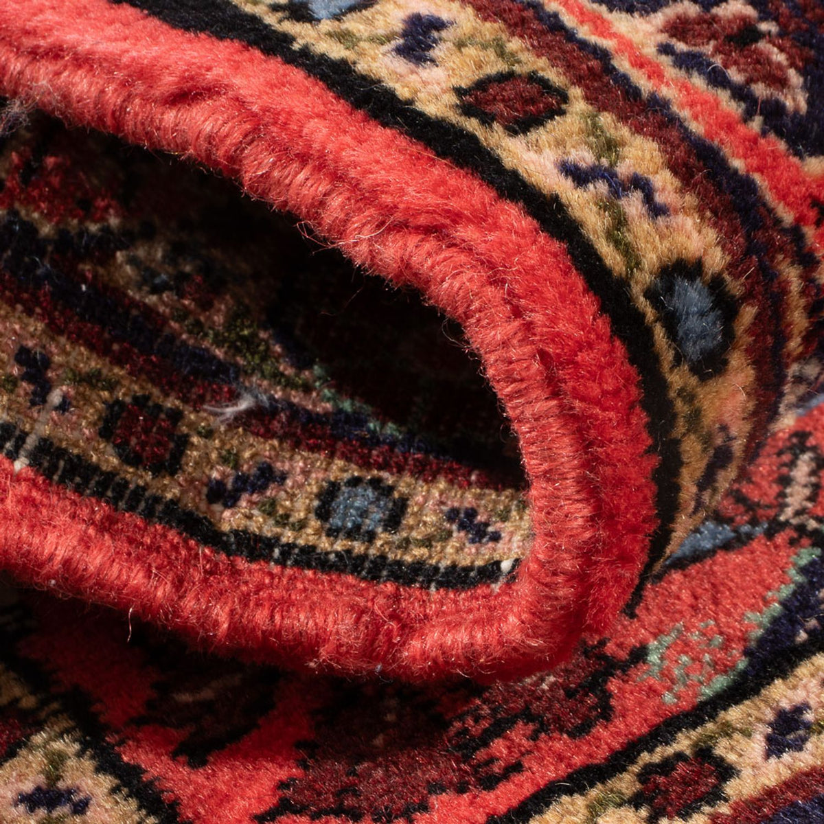 Persisk tæppe - Classic - 80 x 66 cm - rød