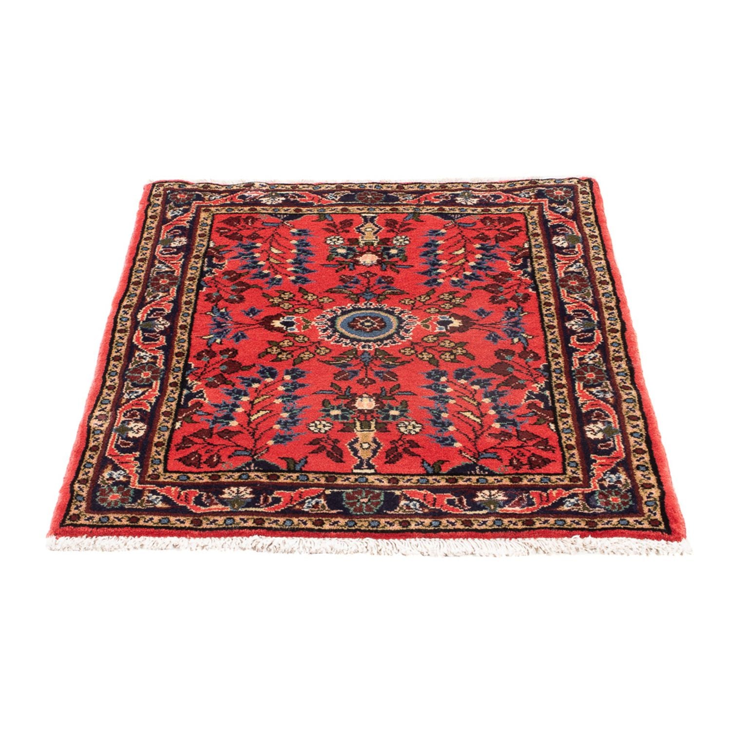 Persisk tæppe - Classic - 80 x 66 cm - rød