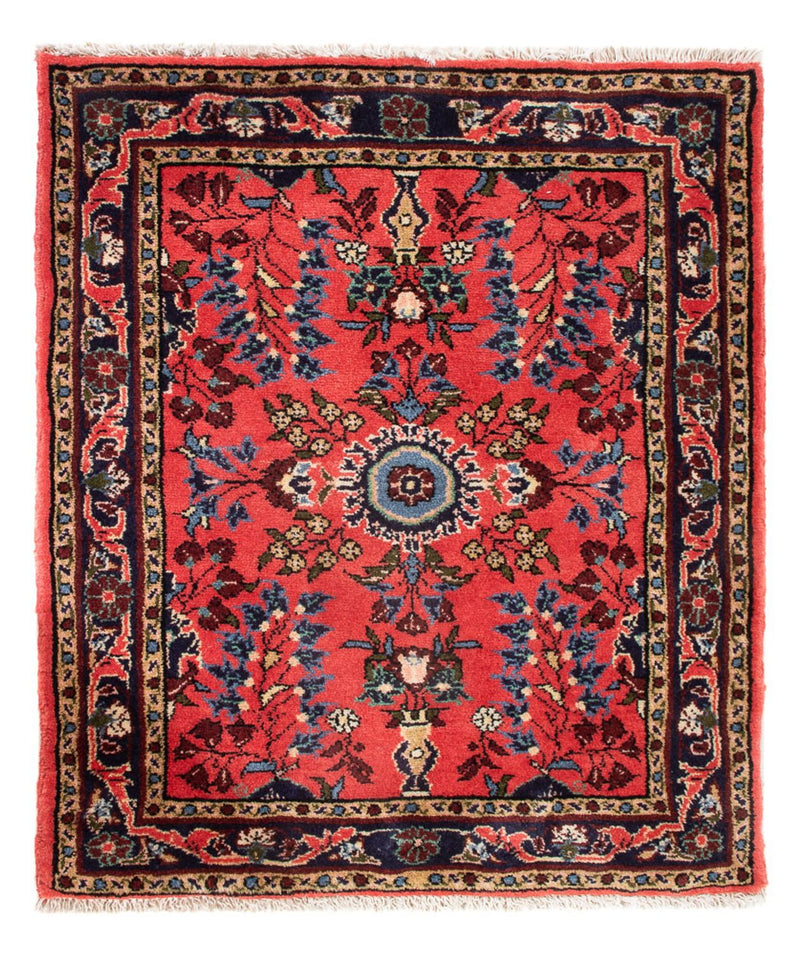 Persisk tæppe - Classic - 80 x 66 cm - rød