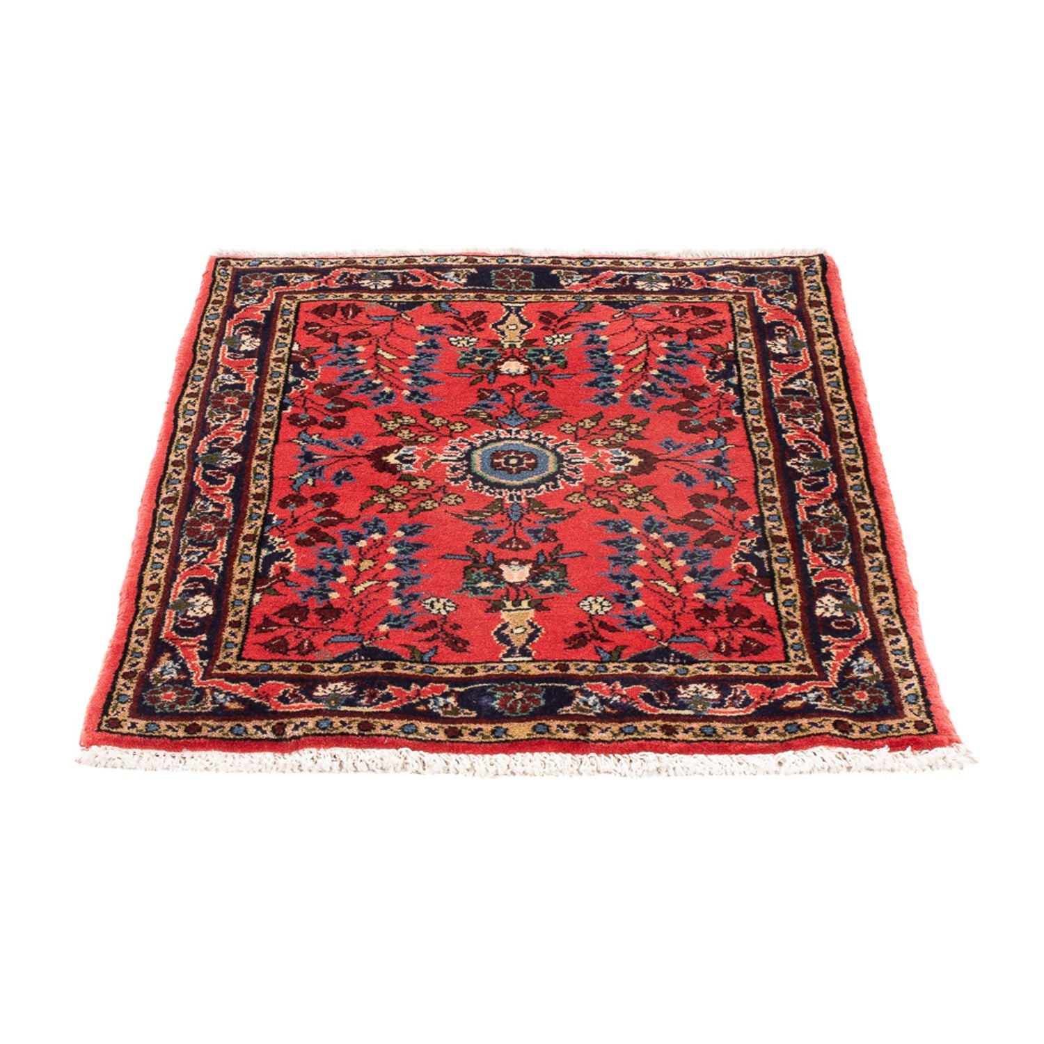 Persisk tæppe - Classic - 80 x 66 cm - rød