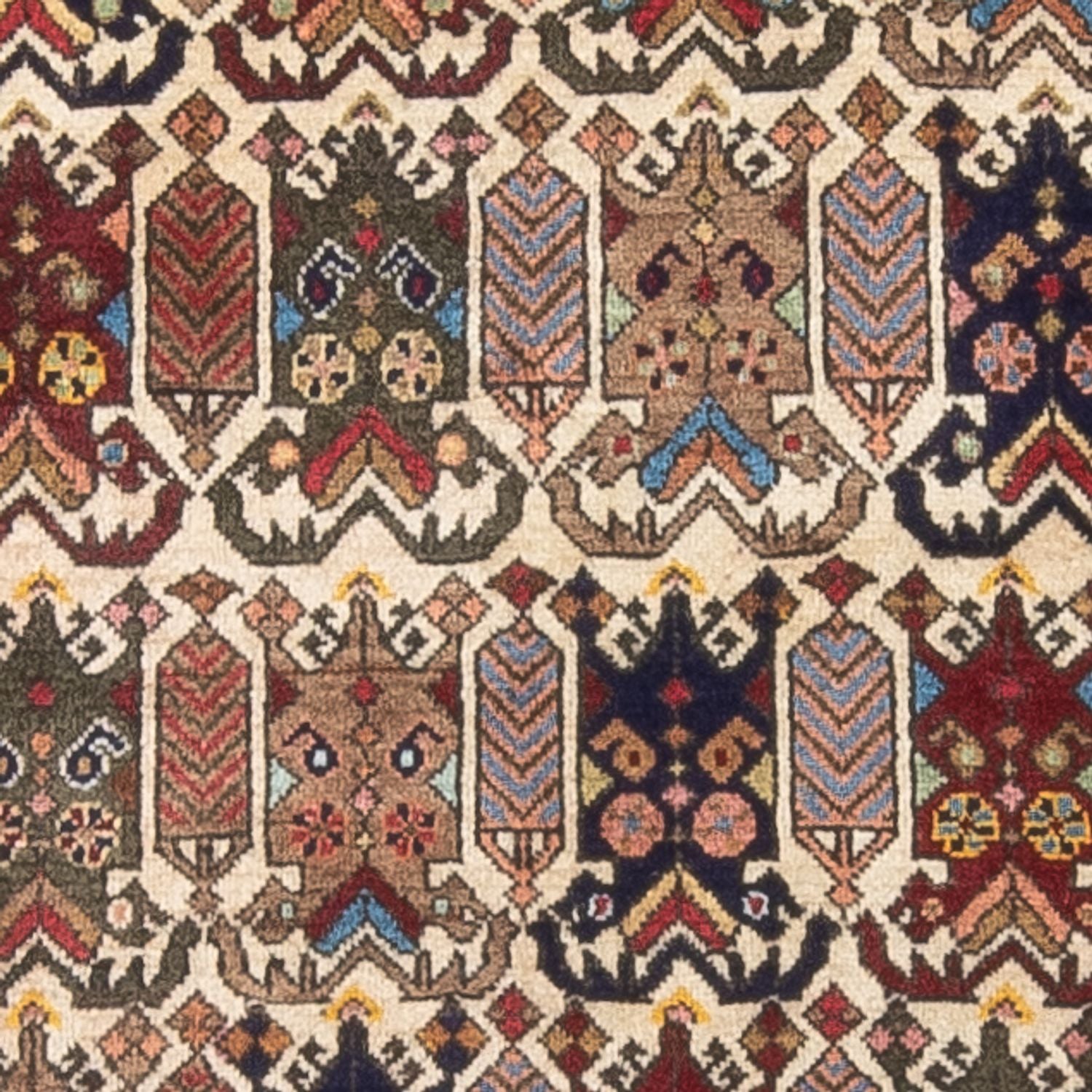 Persisk tæppe - Nomadisk - 115 x 76 cm - flerfarvet