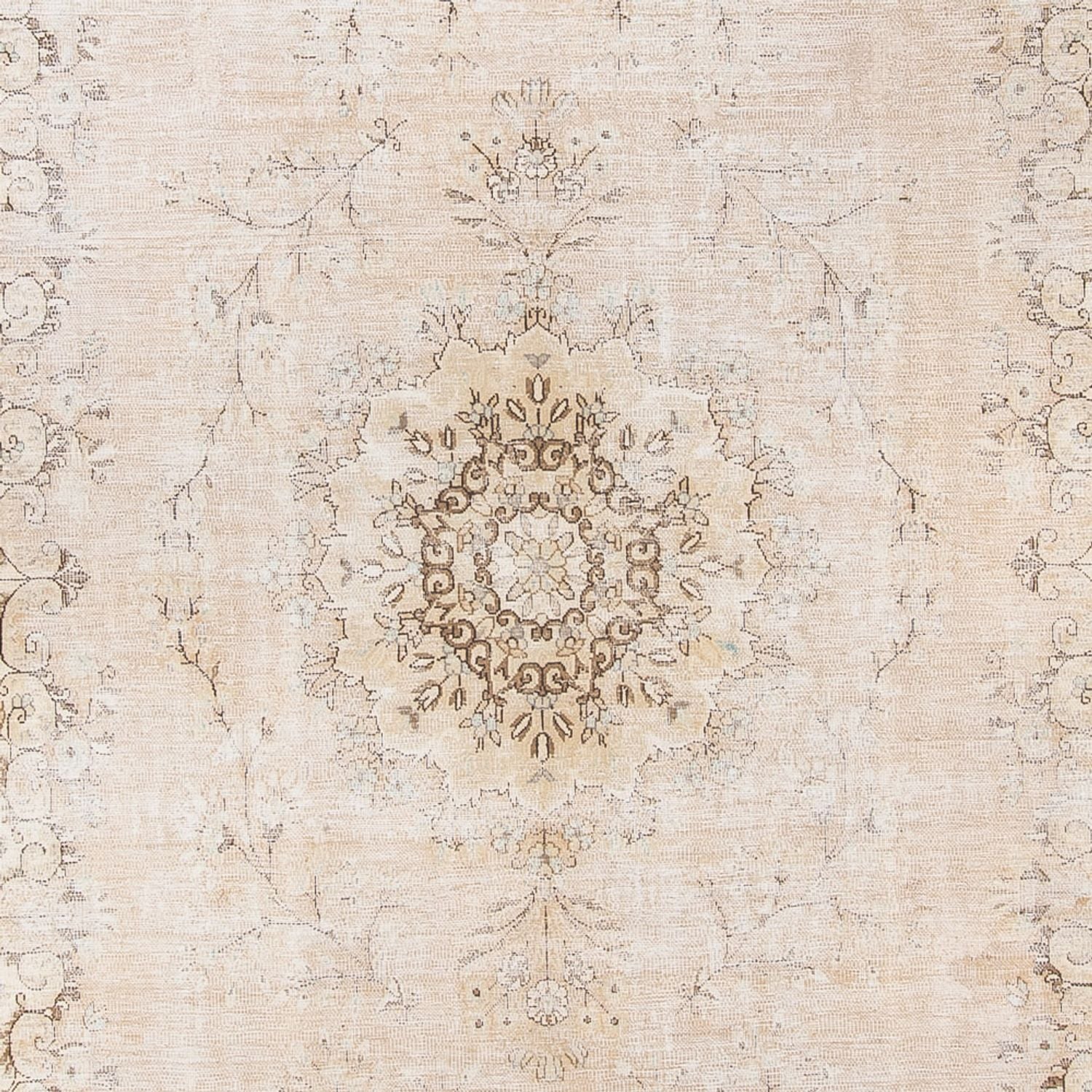 Vintage tæppe - 332 x 240 cm - creme