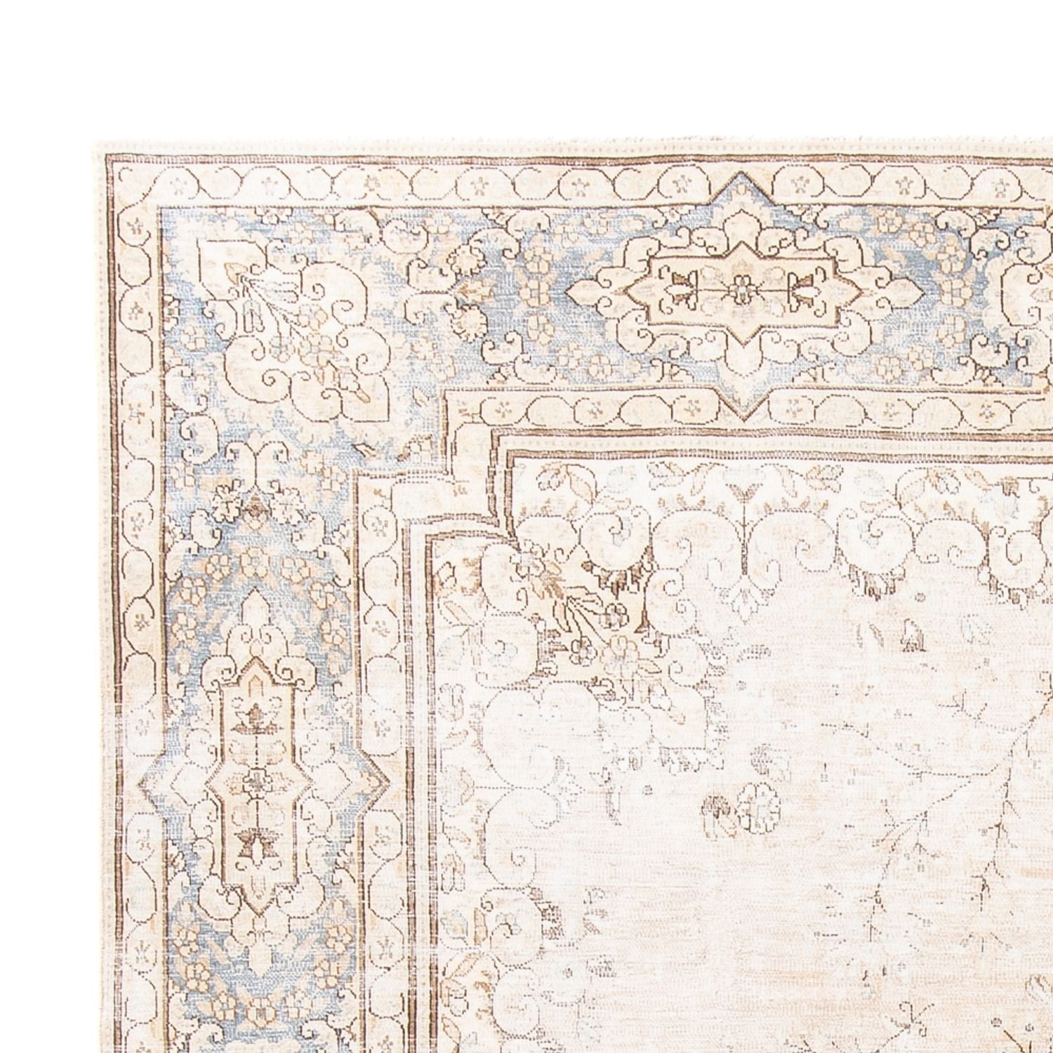 Vintage tæppe - 332 x 240 cm - creme