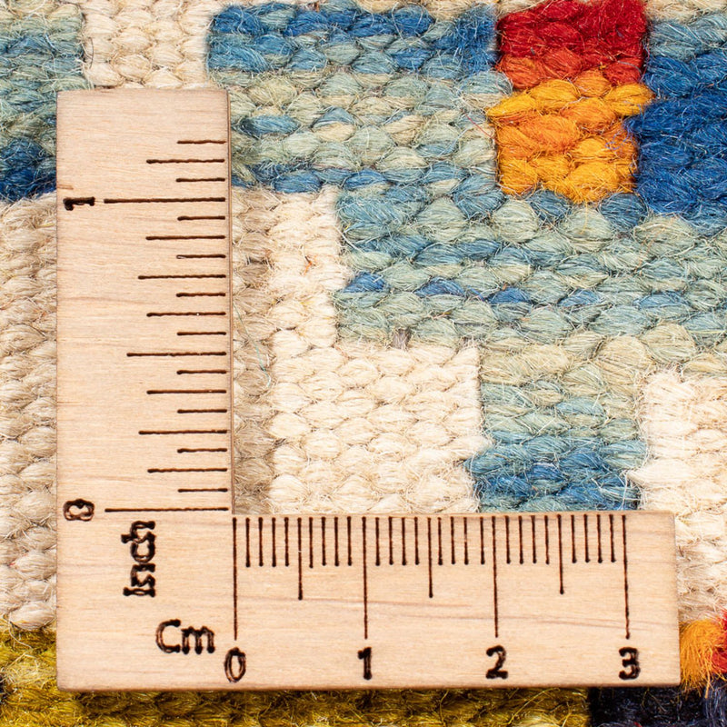 Løber Kelim Carpet - Splash - 280 x 85 cm - flerfarvet