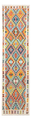 Løber Kelim Carpet - Splash - 281 x 80 cm - flerfarvet