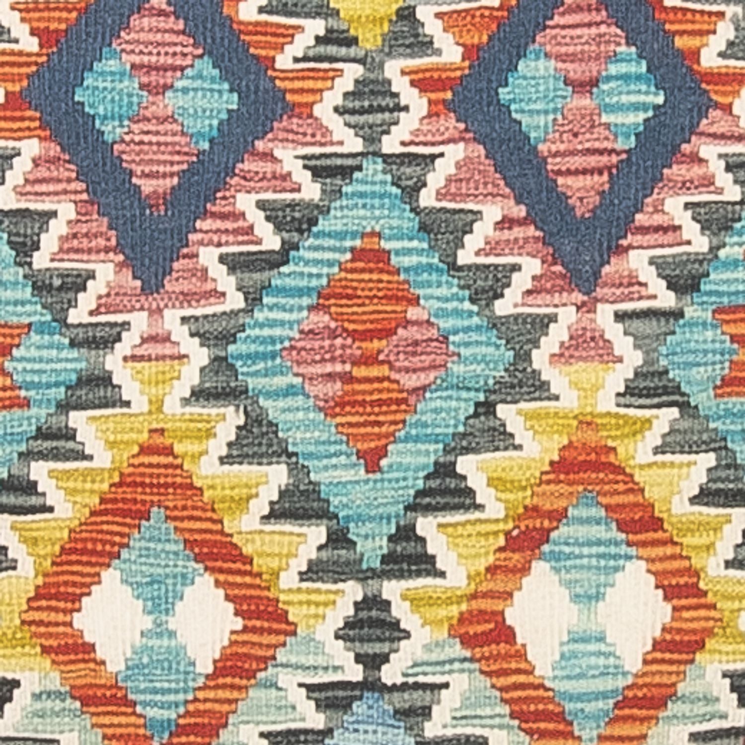 Løber Kelim Carpet - Splash - 281 x 80 cm - flerfarvet
