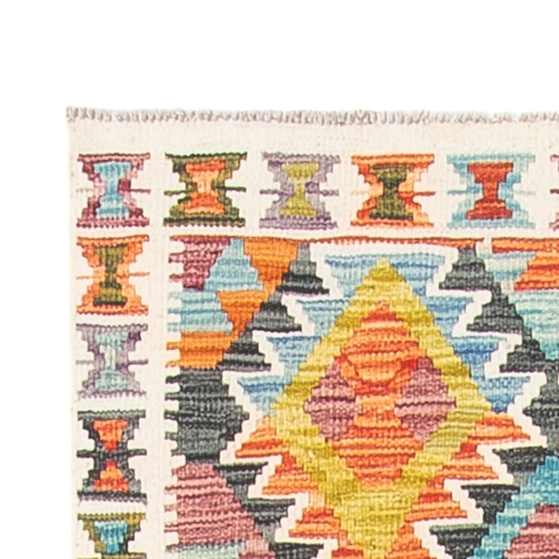 Løber Kelim Carpet - Splash - 281 x 80 cm - flerfarvet