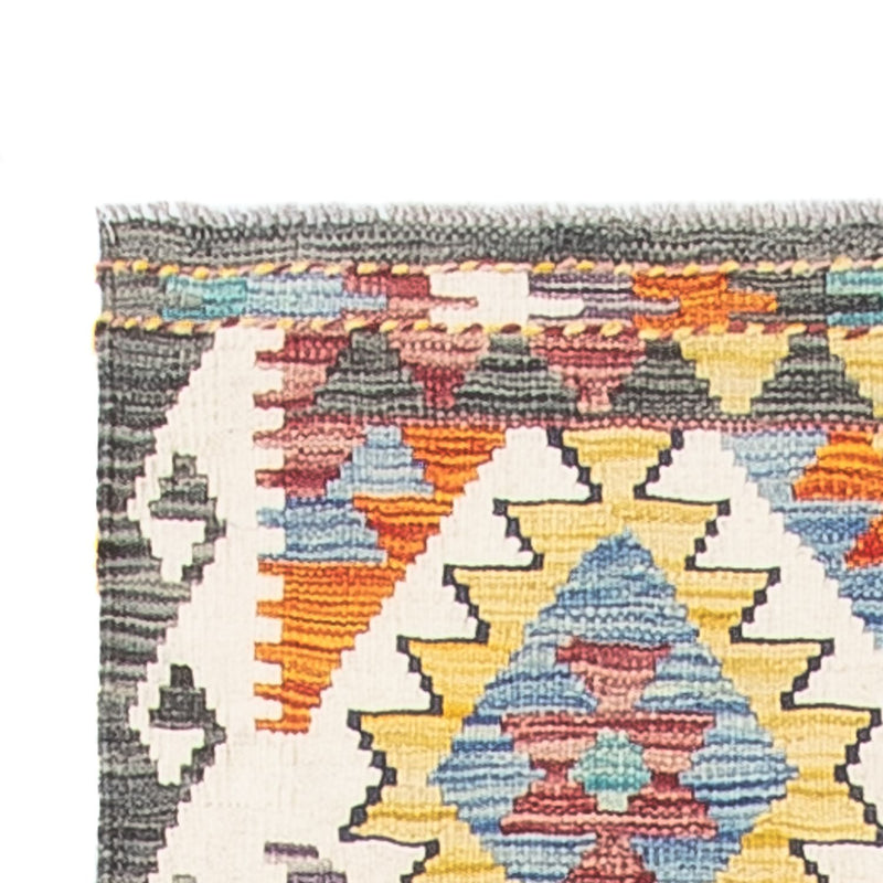 Løber Kelim Carpet - Splash - 299 x 86 cm - flerfarvet