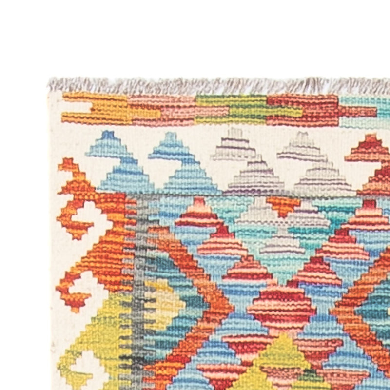 Løber Kelim Carpet - Splash - 232 x 80 cm - flerfarvet