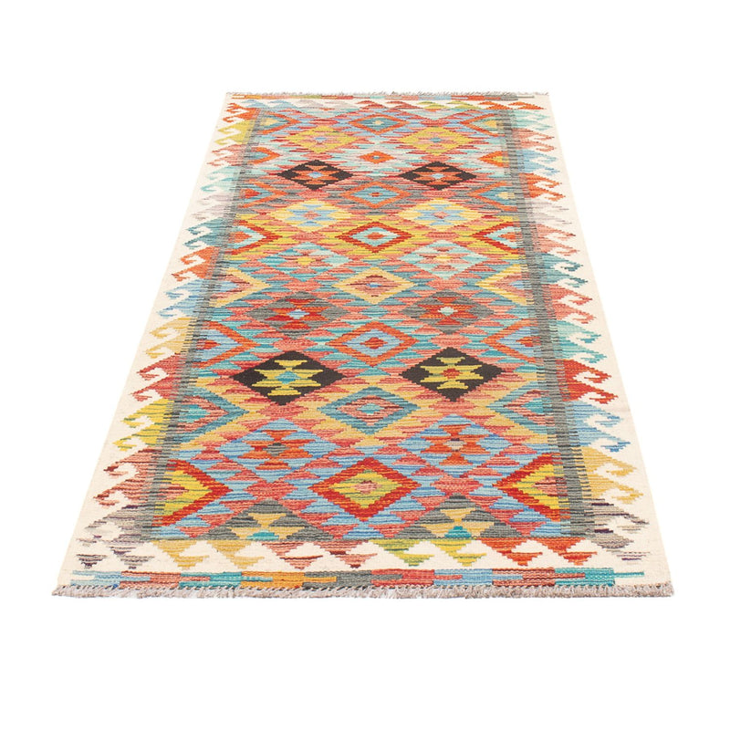 Løber Kelim Carpet - Splash - 232 x 80 cm - flerfarvet