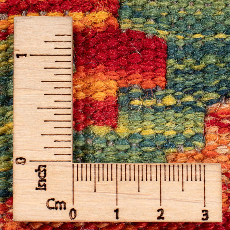 Løber Kelim Carpet - Splash - 255 x 74 cm - flerfarvet
