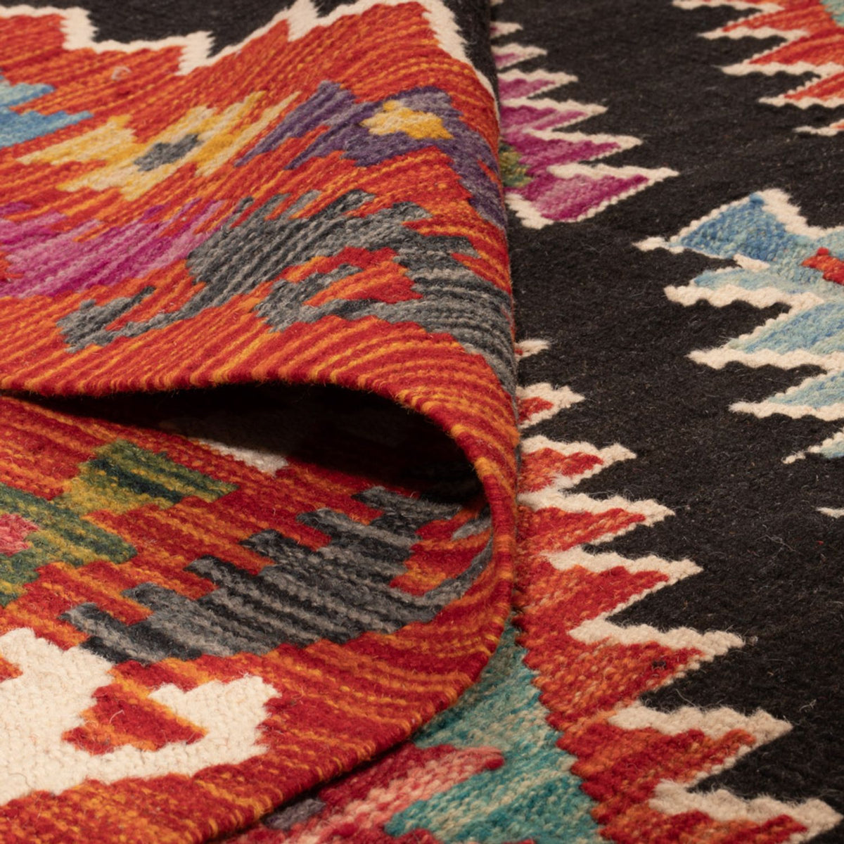 Kelim Carpet - Splash - 244 x 178 cm - flerfarvet