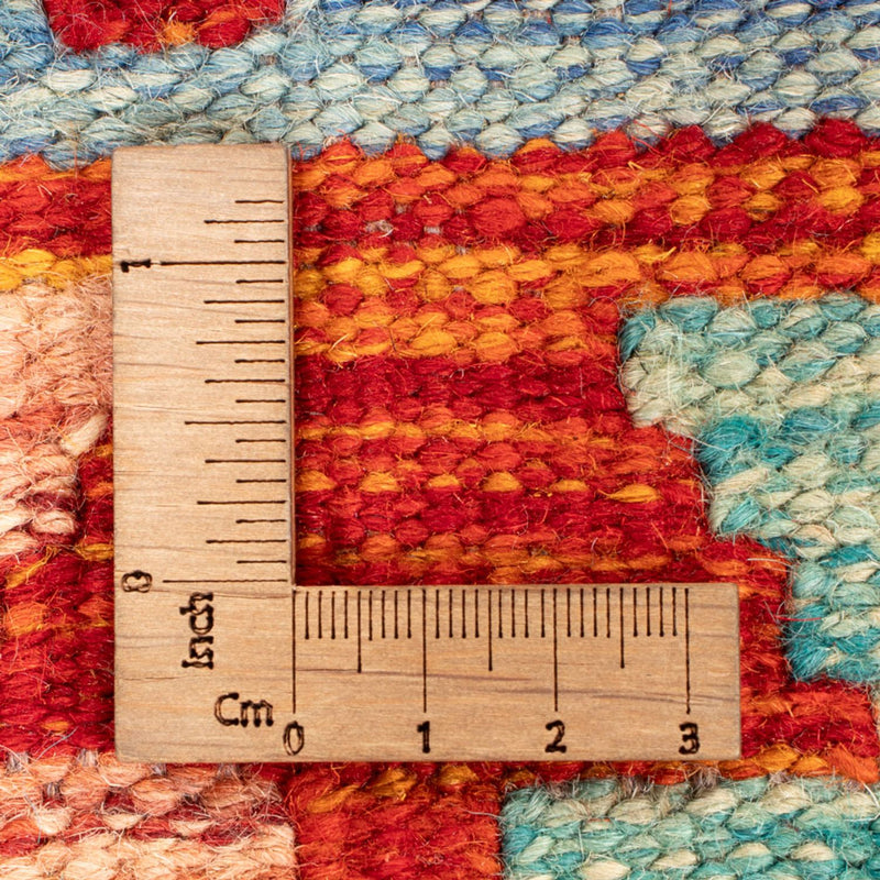 Kelim Carpet - Splash - 244 x 178 cm - flerfarvet