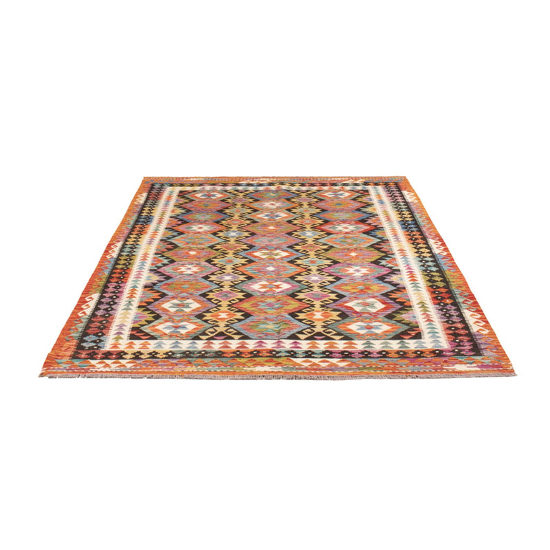 Kelim Carpet - Splash - 250 x 163 cm - flerfarvet