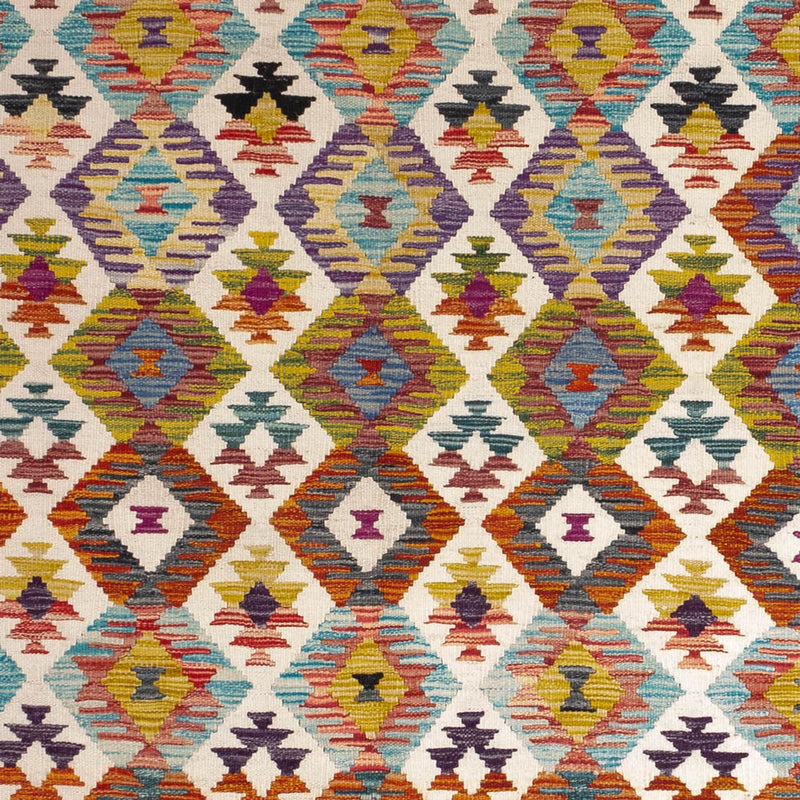 Kelim Carpet - Splash - 243 x 169 cm - flerfarvet