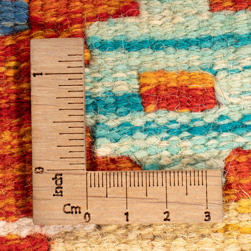 Kelim Carpet - Splash - 243 x 169 cm - flerfarvet