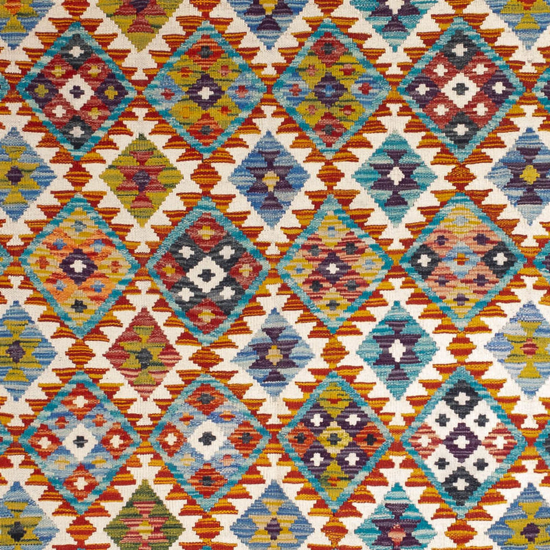 Kelim Carpet - Splash - 245 x 172 cm - flerfarvet