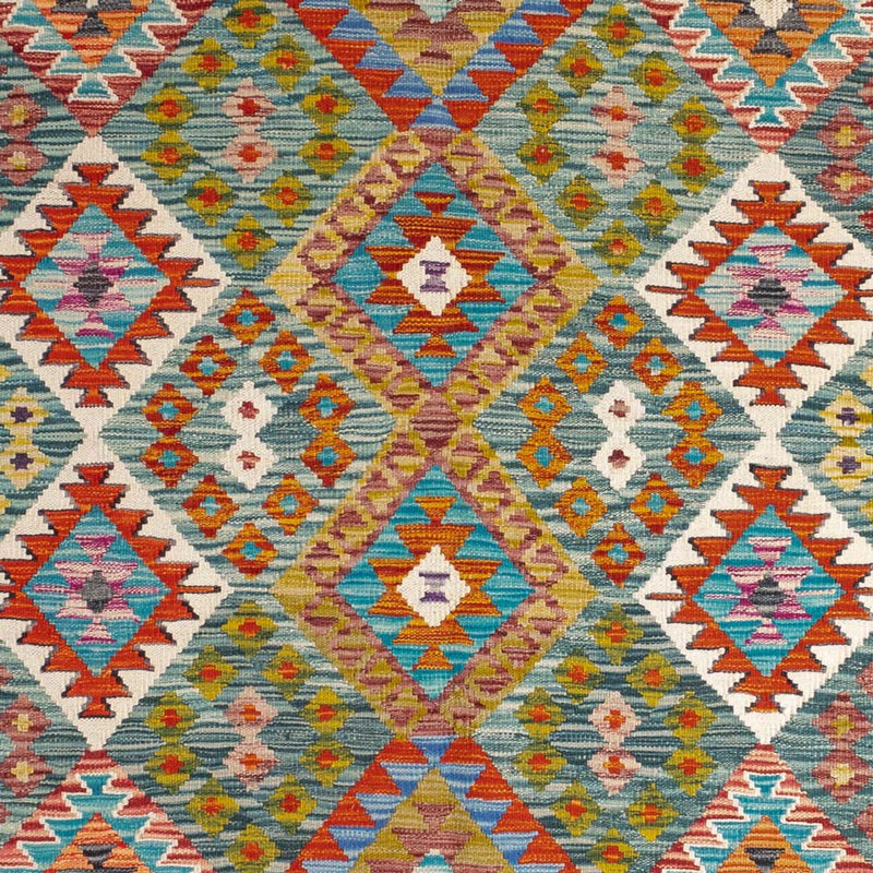 Kelim Carpet - Splash - 248 x 183 cm - flerfarvet