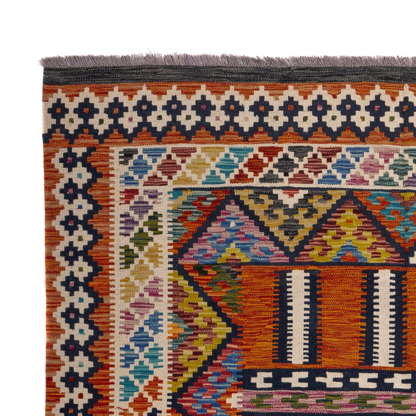 Kilim Maimana Tæppe 247x176cm - Uldtæppe