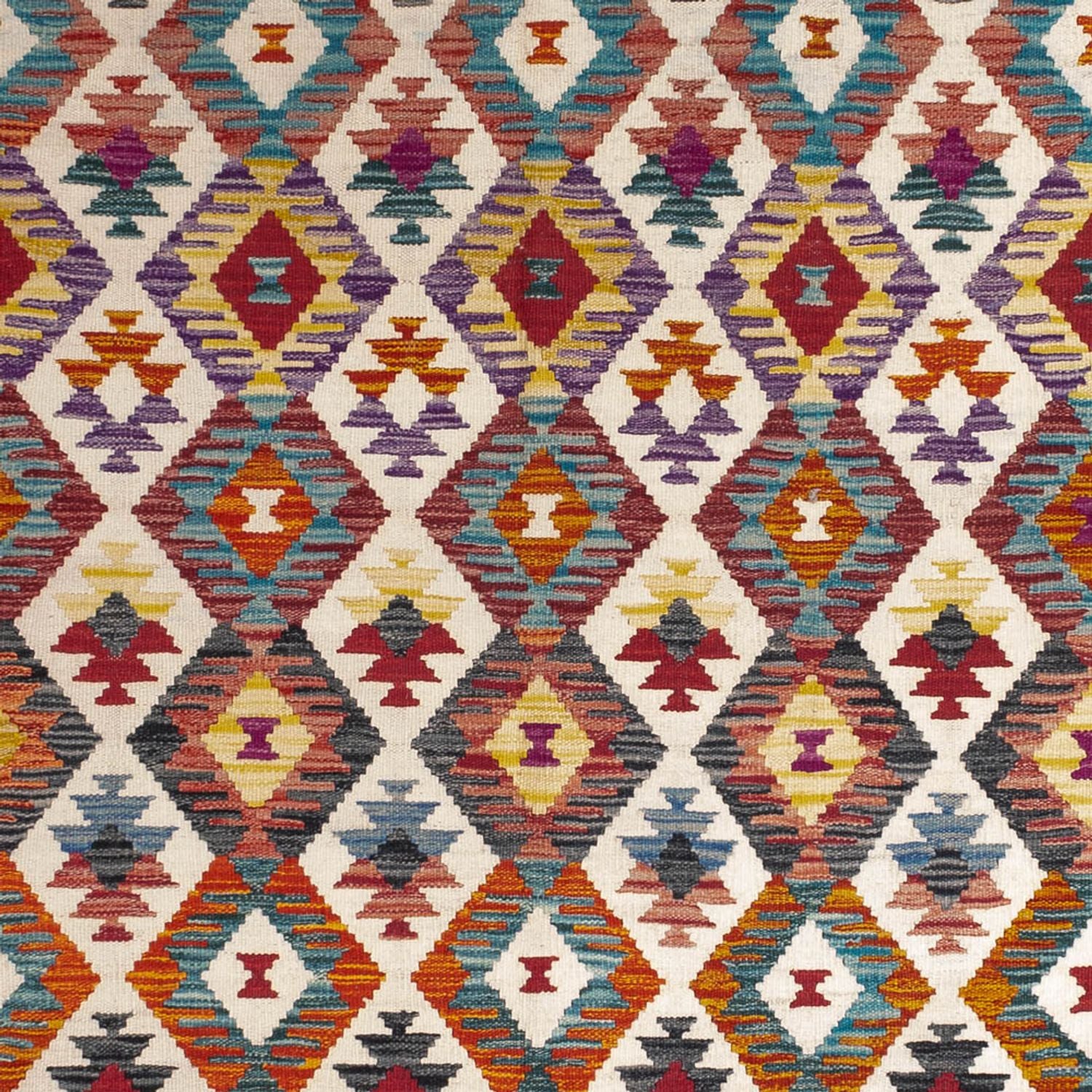 Kelim Carpet - Splash - 245 x 165 cm - flerfarvet