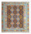 Kelim Carpet - Splash firkantet  - 207 x 203 cm - flerfarvet