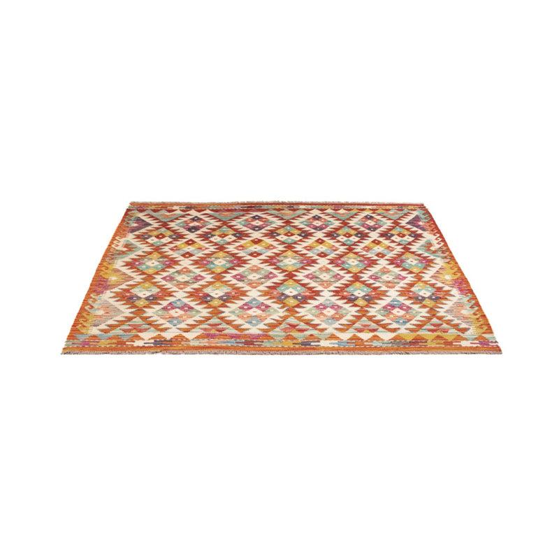 Kelim Carpet - Splash firkantet  - 152 x 152 cm - flerfarvet